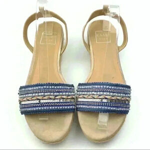Kaari Blue Jessie Espadrille sandal 9 flatforms